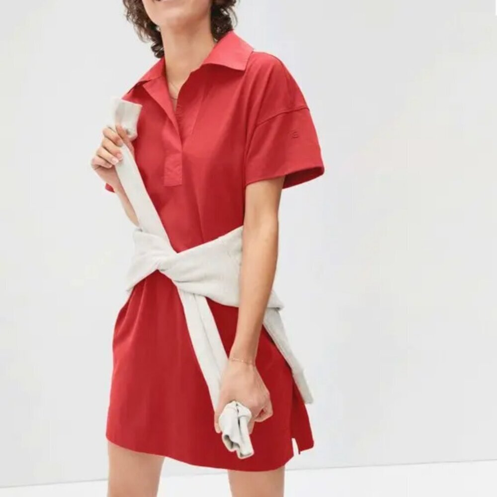 Everlane Retro Jersey Polo Dress